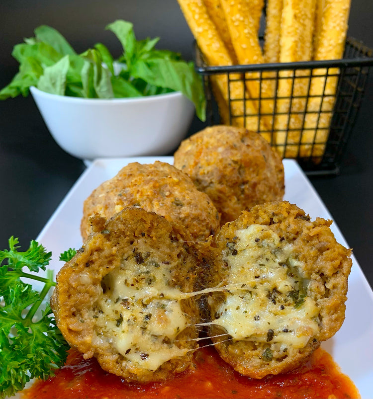 Gourmet Stuffed Meatballs