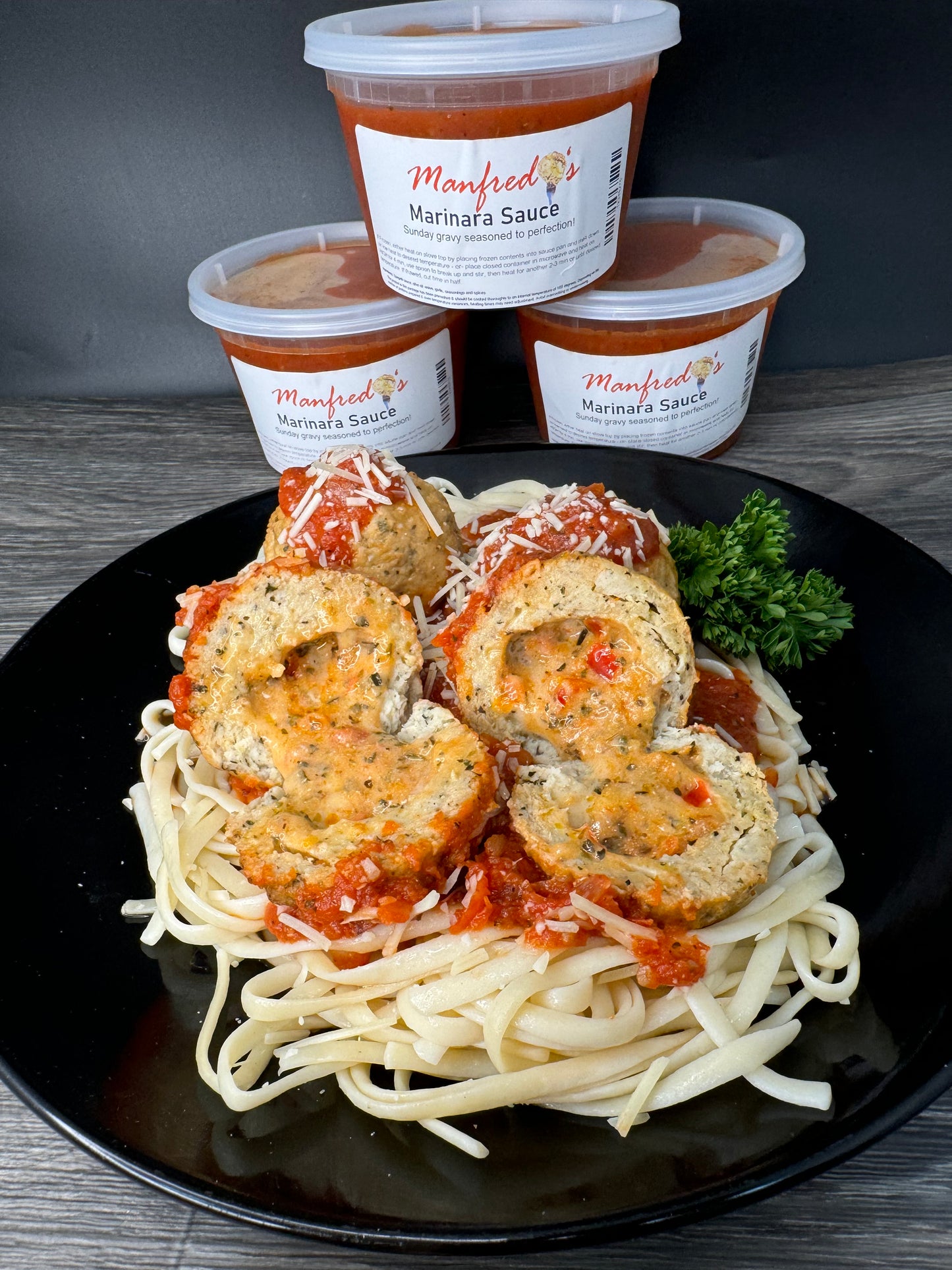 Chicken Parmesan - Stuffed Meatball