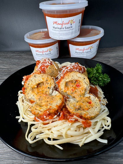 Chicken Parmesan - Stuffed Meatball