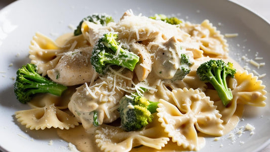 Chicken & Broccoli Alfredo with Bow Tie Pasta