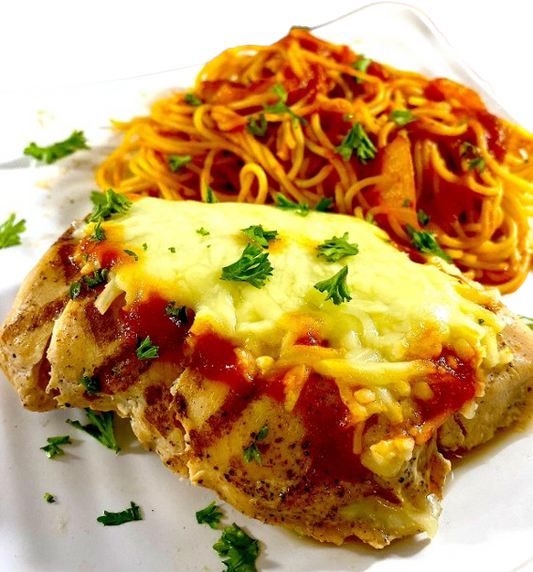 Chicken Parmesan w/Linguine