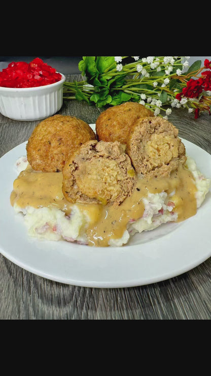 Stuffed Meatball - Thanksgiving Turkey