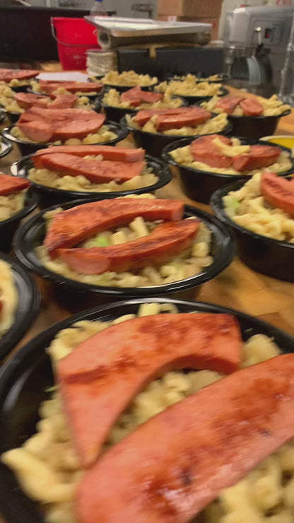 Polish Haluski w/ Grilled Kielbasa